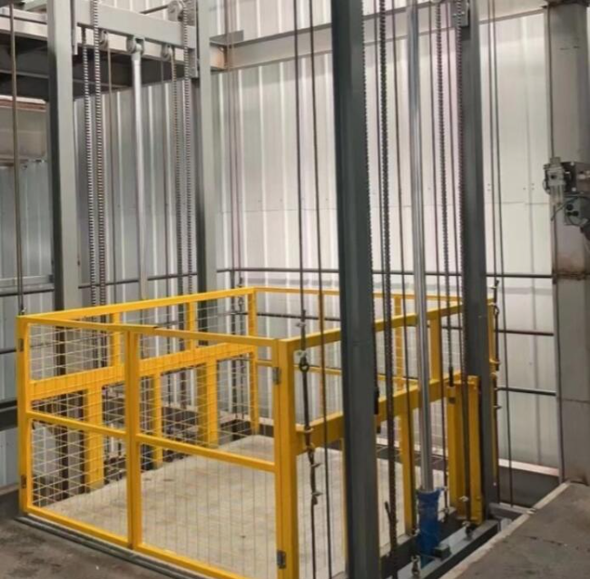 海原导轨式升降机一般加工周期